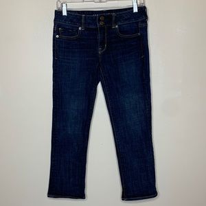 American Eagle Outfitters Jeans ARTIST CROP Stretch Low Rise Size 4